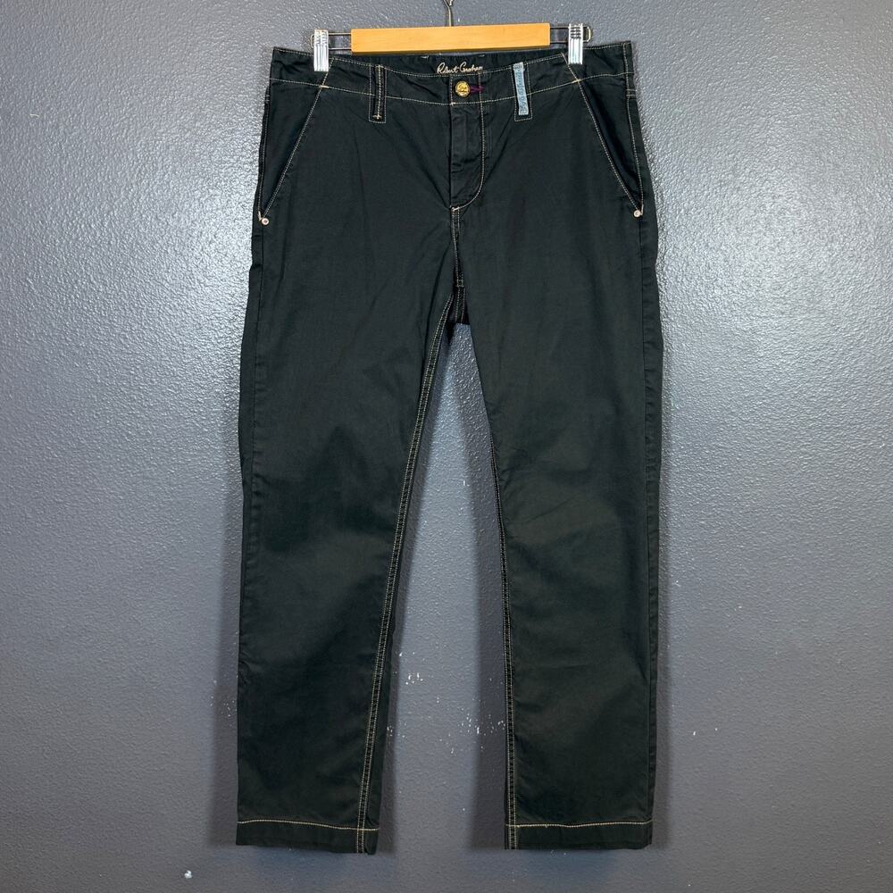 Robert Graham 33(35/30) men’s green slim pants